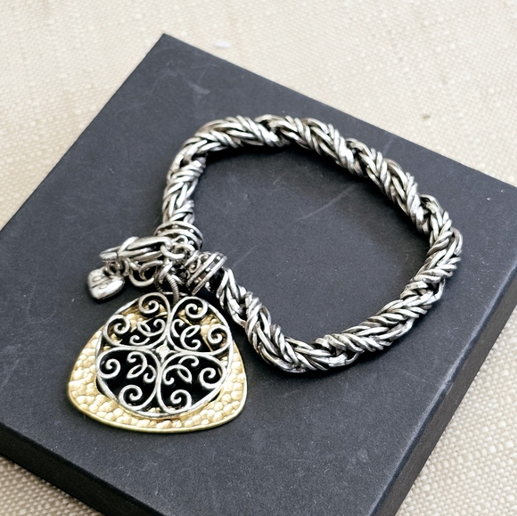 Brighton Highland Park Bracelet with Two-Tone Two-Piece Charm - Picture 11 of 16